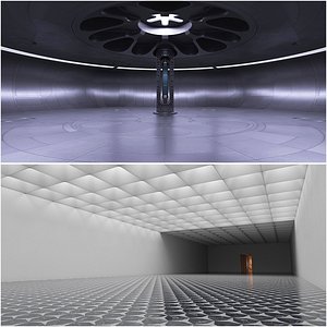 2 Sci-fi Interiors Set