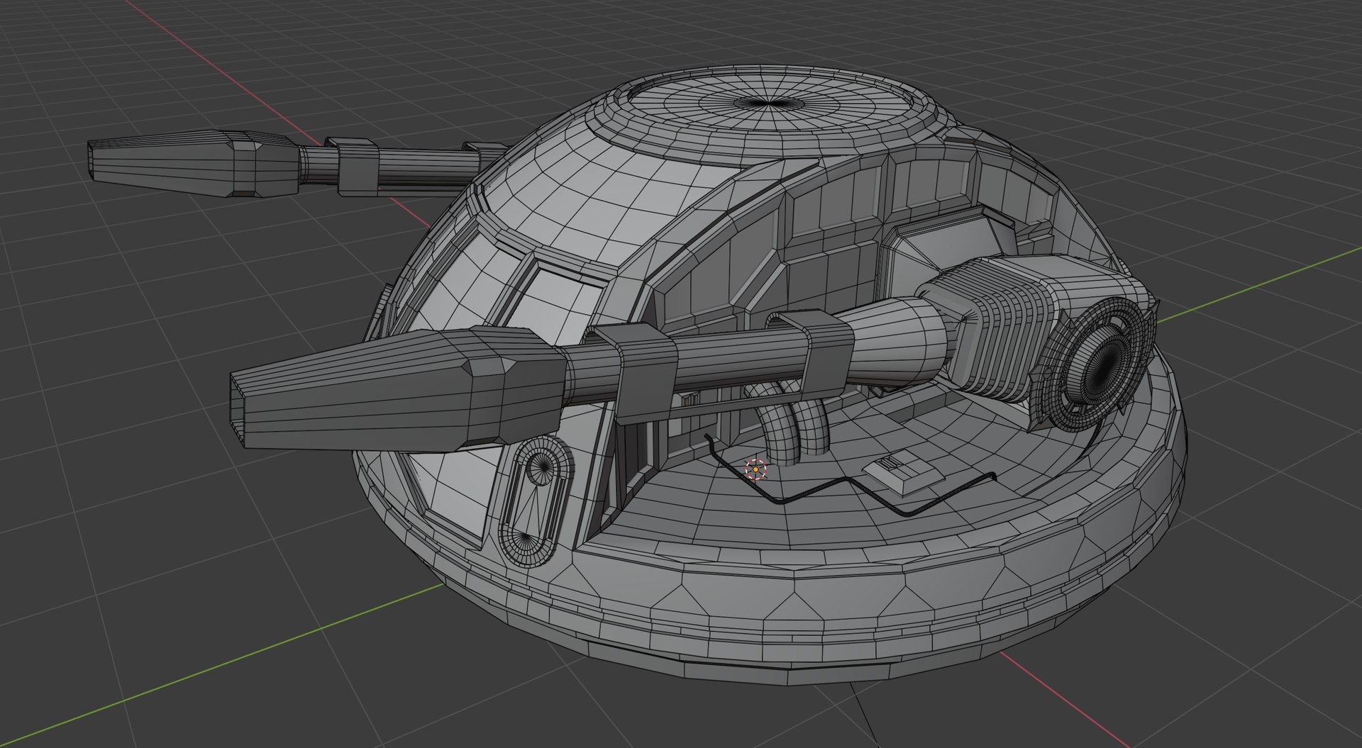 3D turret laser sci-fi - TurboSquid 1686731