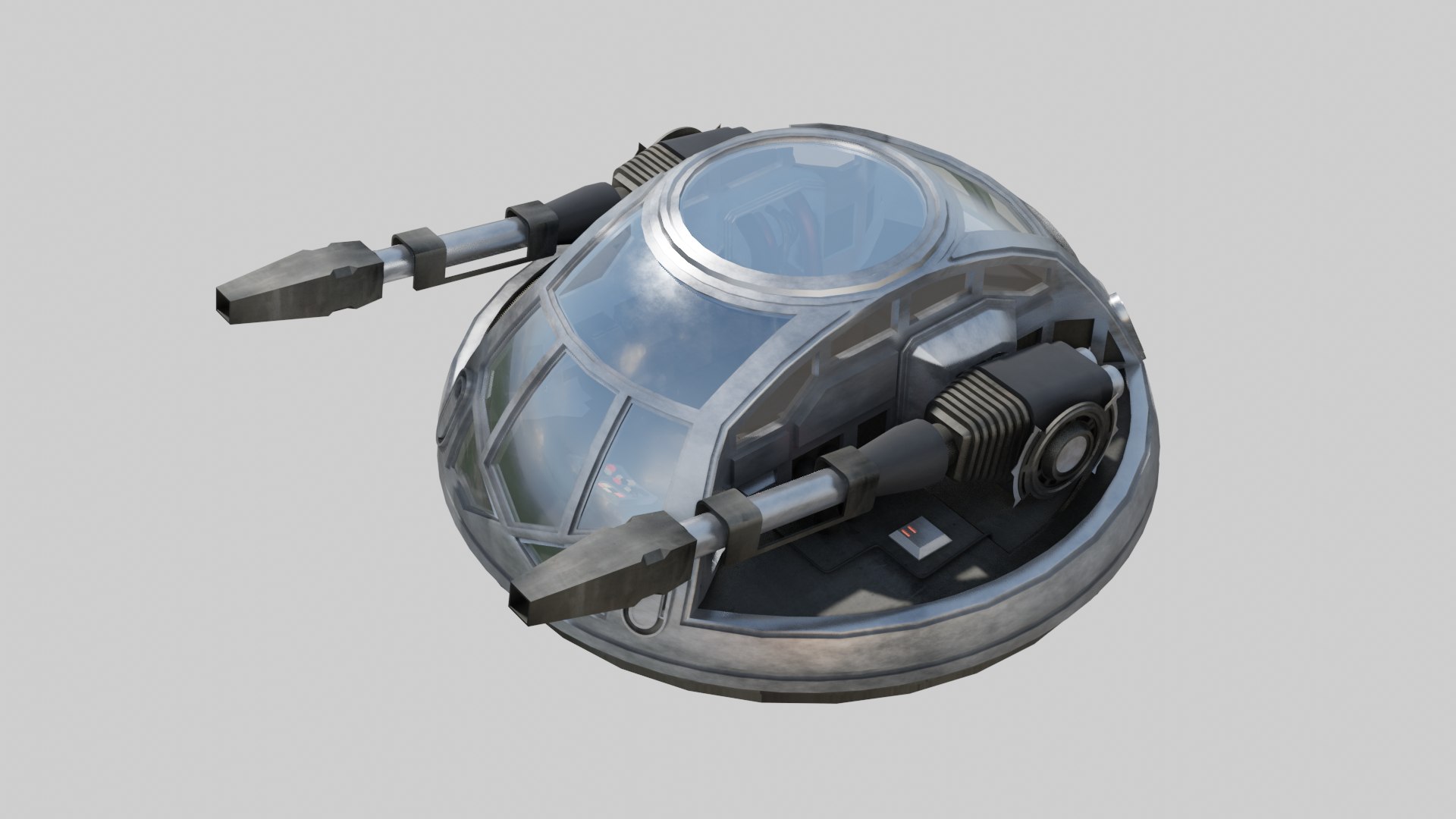 3D turret laser sci-fi - TurboSquid 1686731