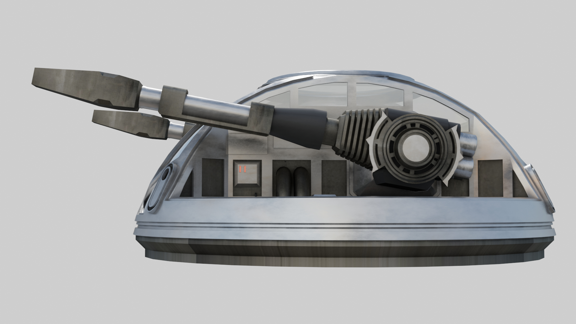 3D turret laser sci-fi - TurboSquid 1686731