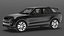 2023 Range Rover Sport Black Rigged for Maya