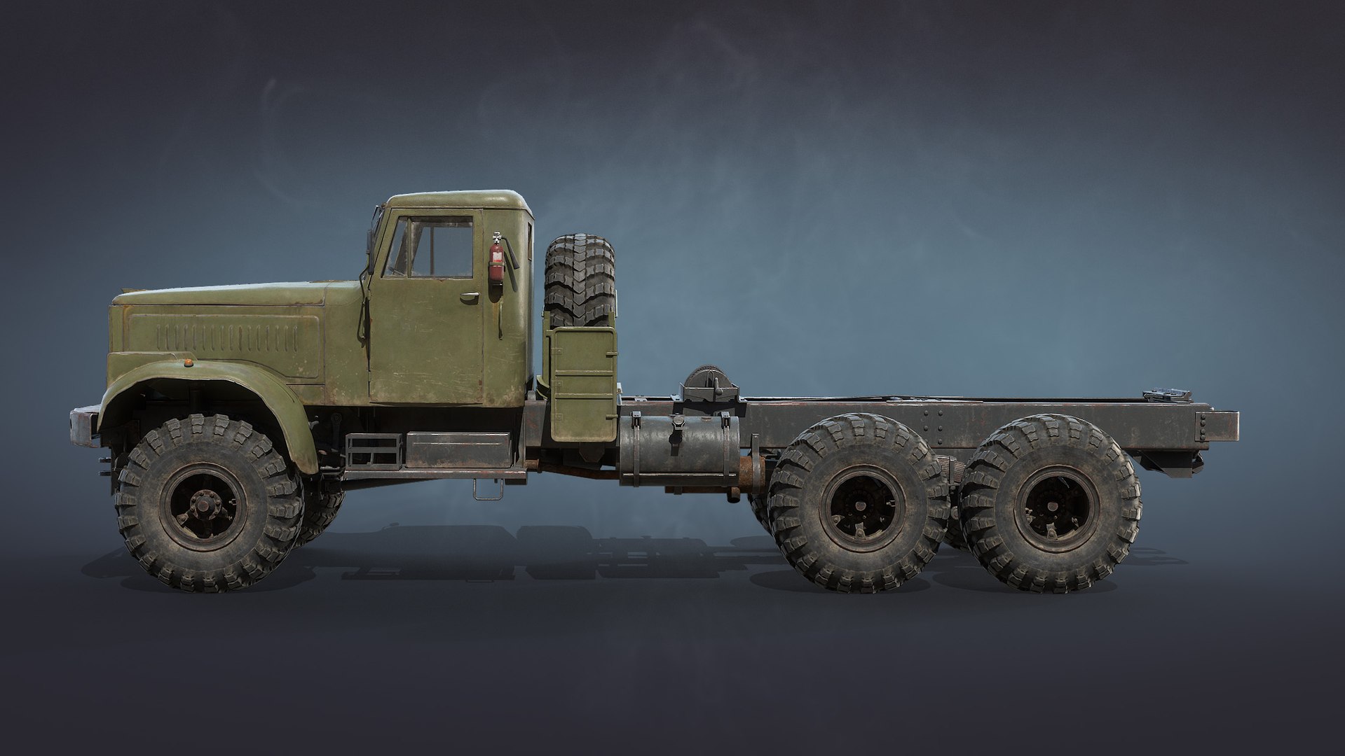 Camion Benne KrAZ-255 Ukrainien Miniature 1/43 - Diecast Métal Et Plastique, Occasion