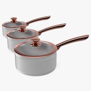 White Tower Saucepan Set