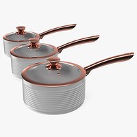 White Tower Saucepan Set