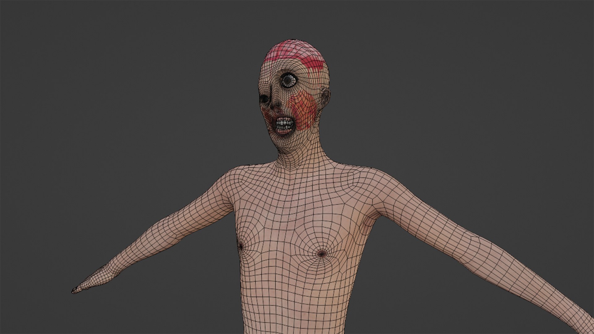 3D Realistic Rigged Horror Man Character 3D Model - TurboSquid 2172321