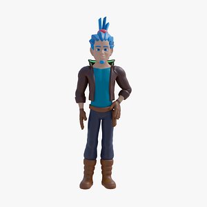 SG CYBERPUNK MALE 3D model