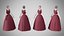 Dress 32 Dark Red