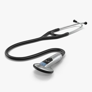 Electronic Stethoscope Littmann 3D Model
