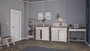 Painted Furniture Pack 3D model