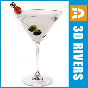 3d model dirty martini