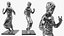 Miniature Silver Figure of Bruce Lee