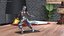 Miniature Silver Figure of Bruce Lee