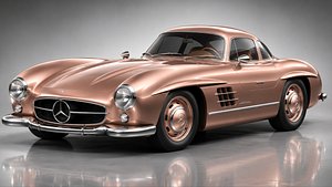 Mercedes Benz 300SL Coupe Limited Edition 3D Model 3D model