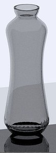 3d model glass vase