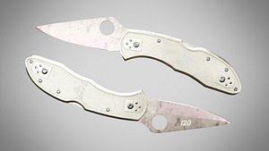 Knife 9 Pastel Pink FT 3D model