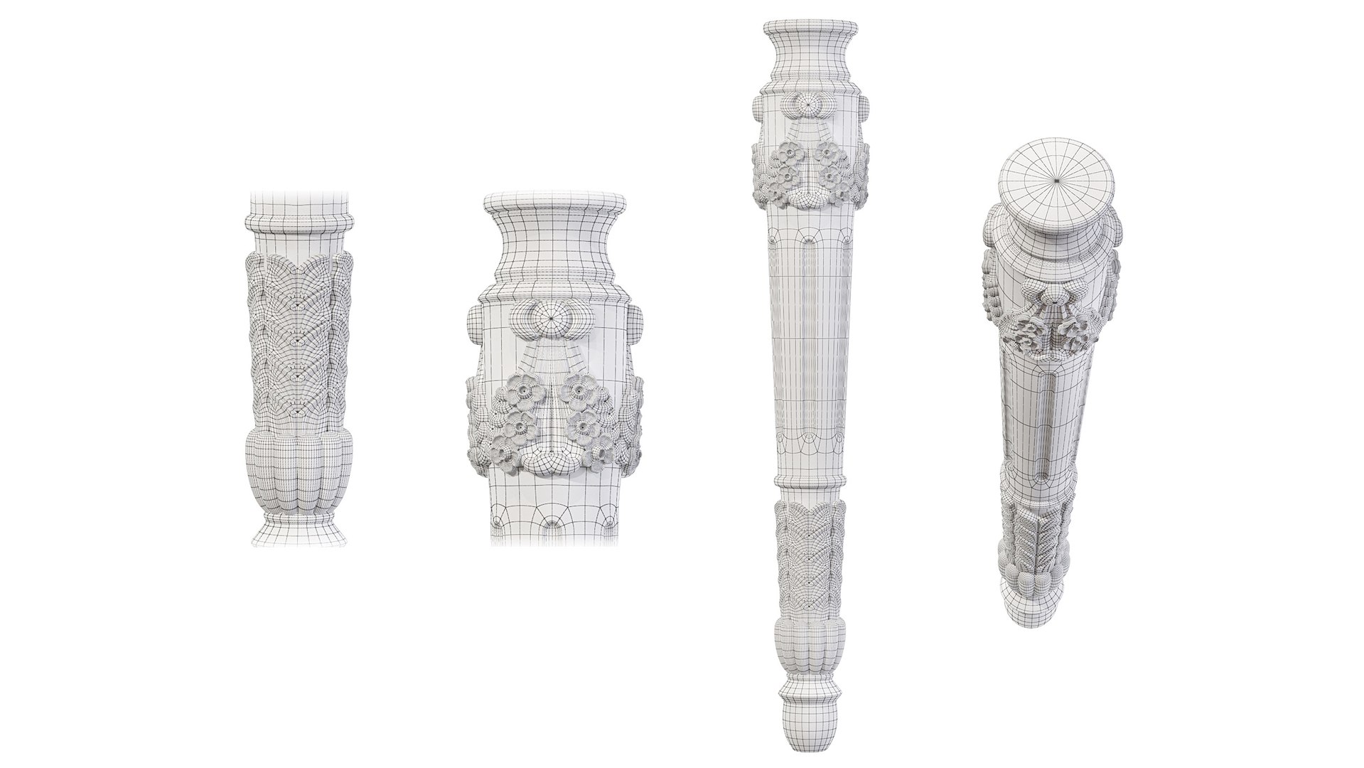 3D Classic leg 033 - TurboSquid 1953557