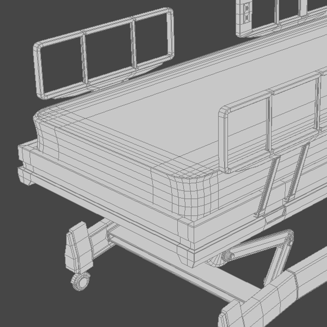 3ds max hospital bed