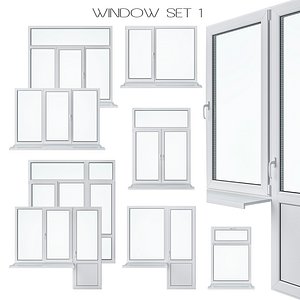 3D model set windows