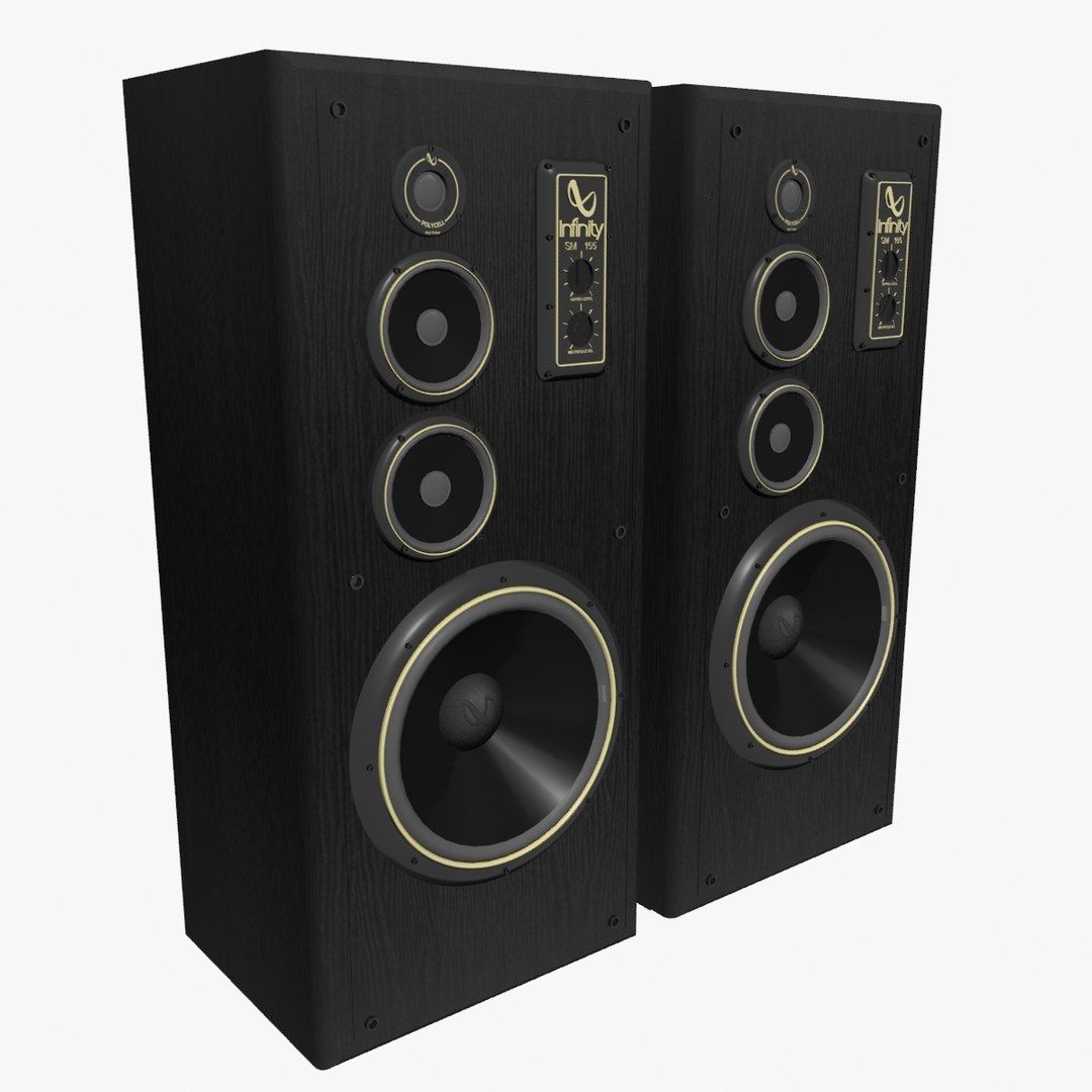 Infinity Speaker Sm 155 3d Model