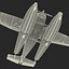 Cessna 172 Seaplane Rigged 3D Model