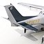 Cessna 172 Seaplane Rigged 3D Model