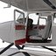 Cessna 172 Seaplane Rigged 3D Model
