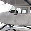 Cessna 172 Seaplane Rigged 3D Model