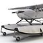 Cessna 172 Seaplane Rigged 3D Model