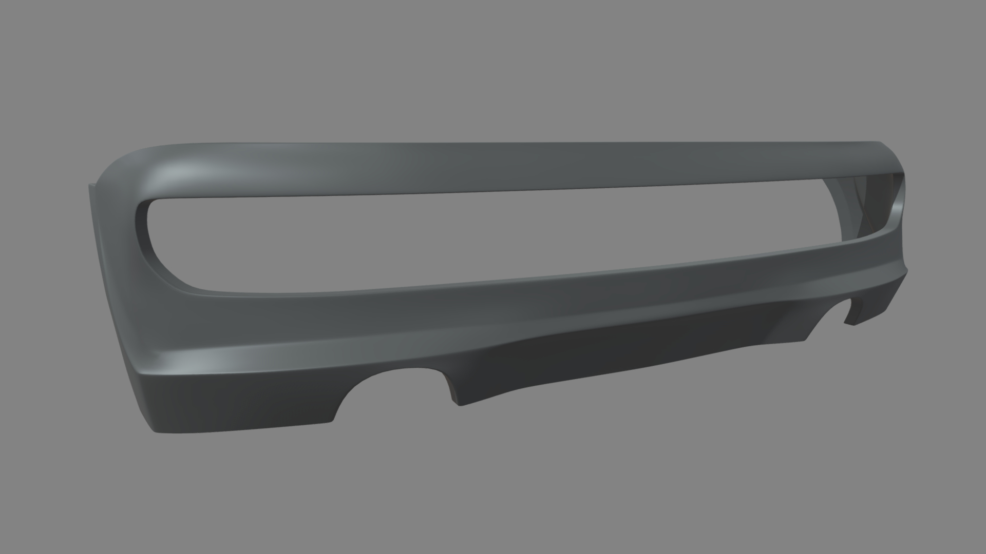 modelo 3d Rear Bumper Custom 01 - TurboSquid 2026052