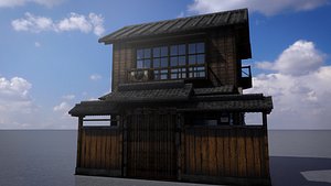 3D Japanese Style House 0032 model