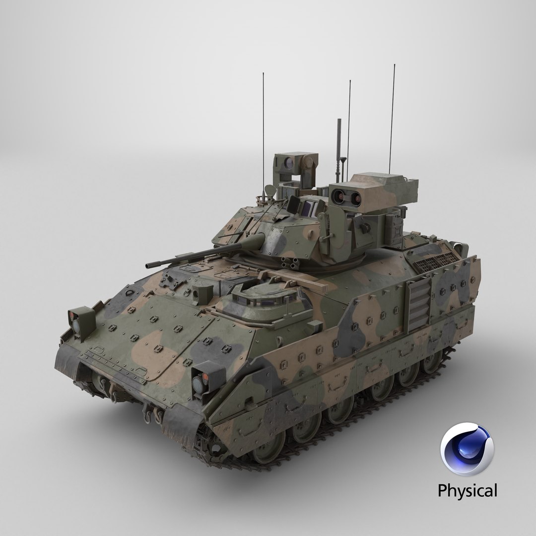 Bradley M2A3 Tank PBR model https://p.turbosquid.com/ts-thumb/GR/dDN5j1/O9/stemcell_cinema_4d_physical_render/png/1729778819/1920x1080/fit_q87/4fe980bf4b3648b77659fe1849296c525c4cb93f/stemcell_cinema_4d_physical_render.jpg