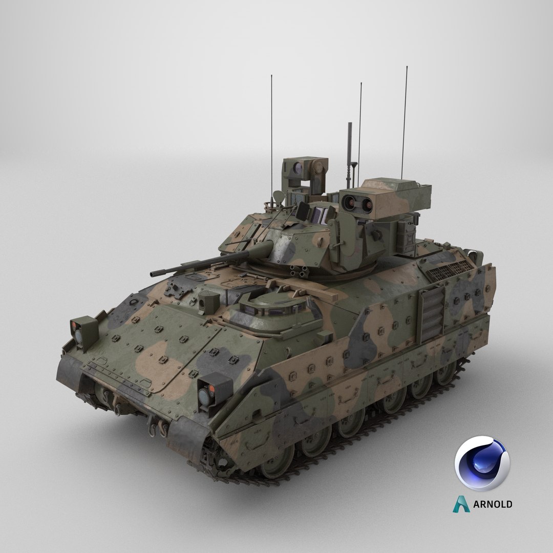 Bradley M2A3 Tank PBR model https://p.turbosquid.com/ts-thumb/GR/dDN5j1/Ql/stemcell_cinema_4d_arnold_render/png/1729778816/1920x1080/fit_q87/587ab735ad00a9f3632cdff4ed513aad8714101c/stemcell_cinema_4d_arnold_render.jpg