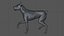 3D doberman rigged l614