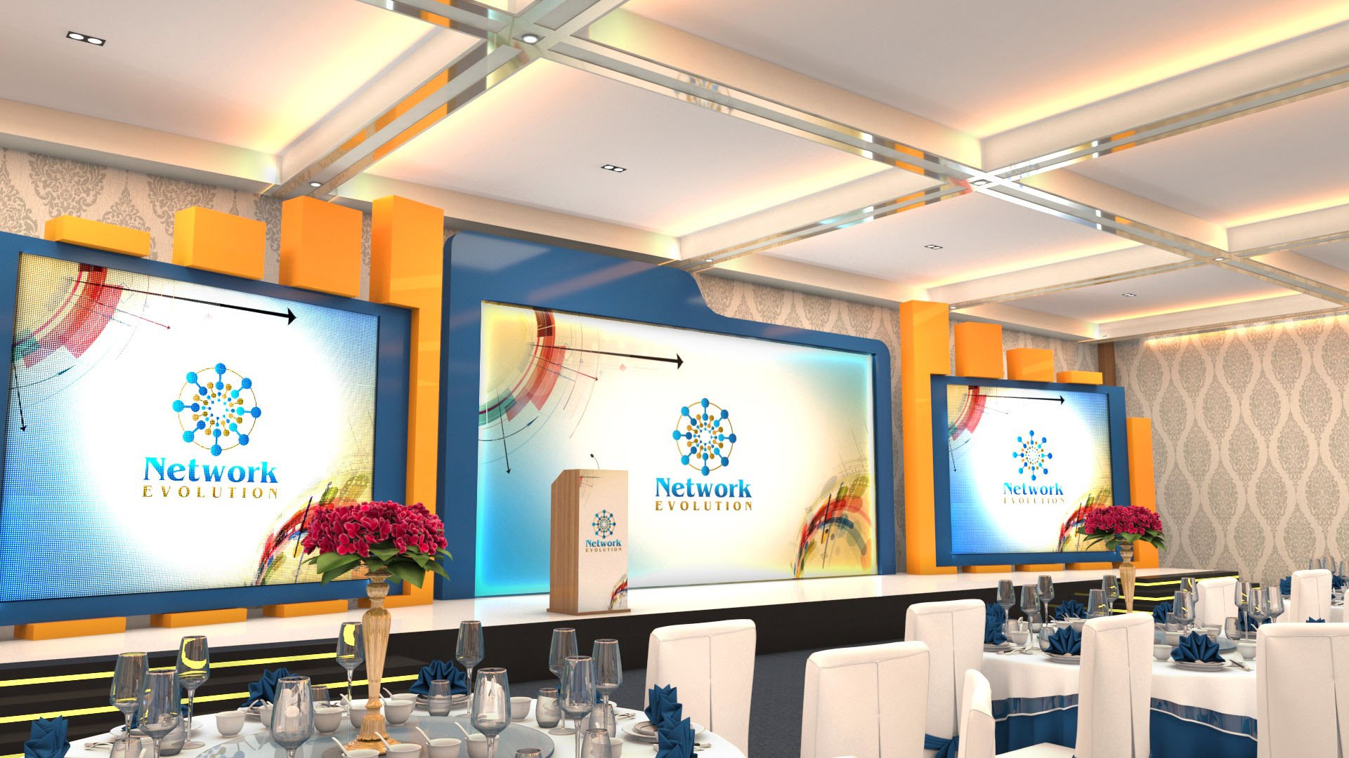 Corporate Event Design Model - TurboSquid 2276884