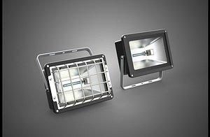 3D HALOGEN LAMP 2 PANEL MODULE SPOT FLOOD LIGHT LIGHTING FLOODLIGHT
