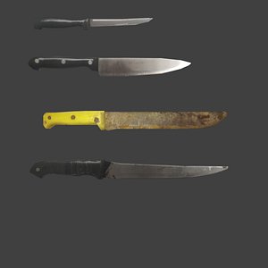 faca velha 3D model
