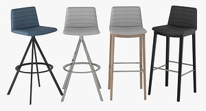 3D bar stool flex andreu