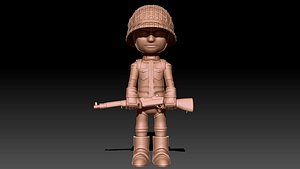 3D Soldier model