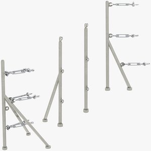 Ship Handrails Posts Collection V2