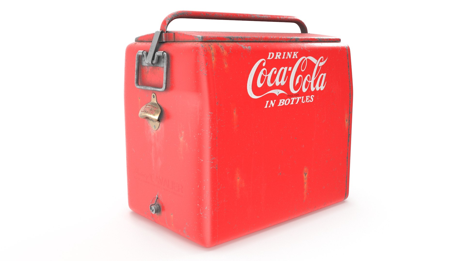 Old Coca Cola Cooler 3D - TurboSquid 2221158