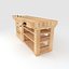 3D model workbench bench work