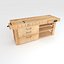 3D model workbench bench work