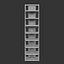 Ladder Wooden Shelf 3D model