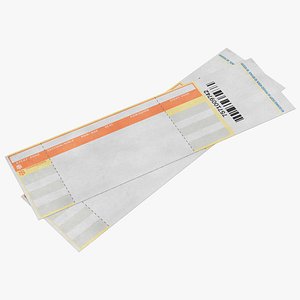 Blank Concert Ticket
