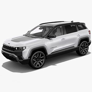 Jeep Compass 2026 with interior 3D