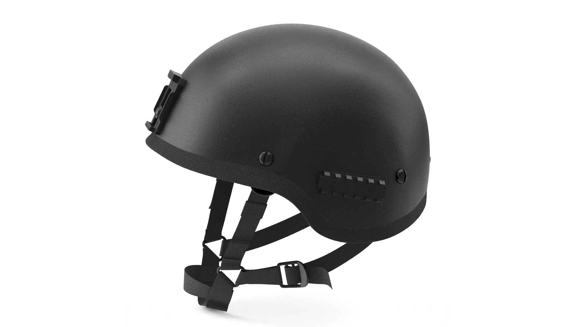 Russian Helmet 6B47 Black 3D model preview
