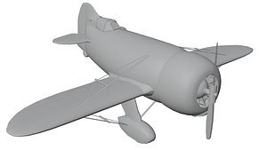 Gee-Bee Plane 3D model