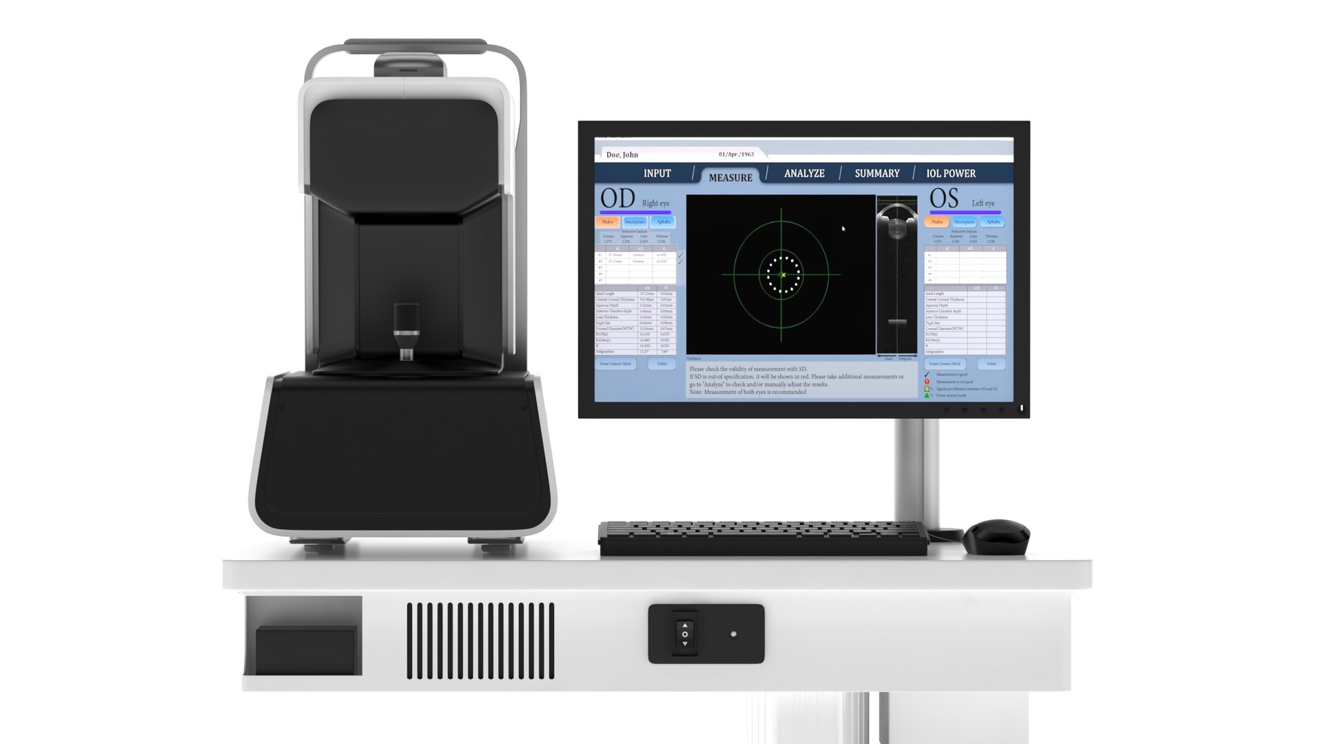 3D Medical SS-OCT Biometer - TurboSquid 2316372