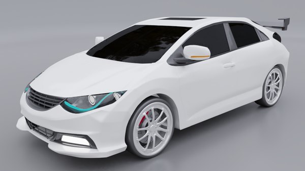 3D concept sedan car design model - TurboSquid 1423725