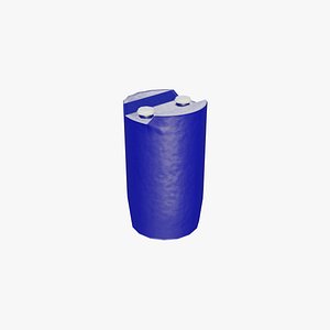 Plastic Tight Head Drum 01 30L 3D